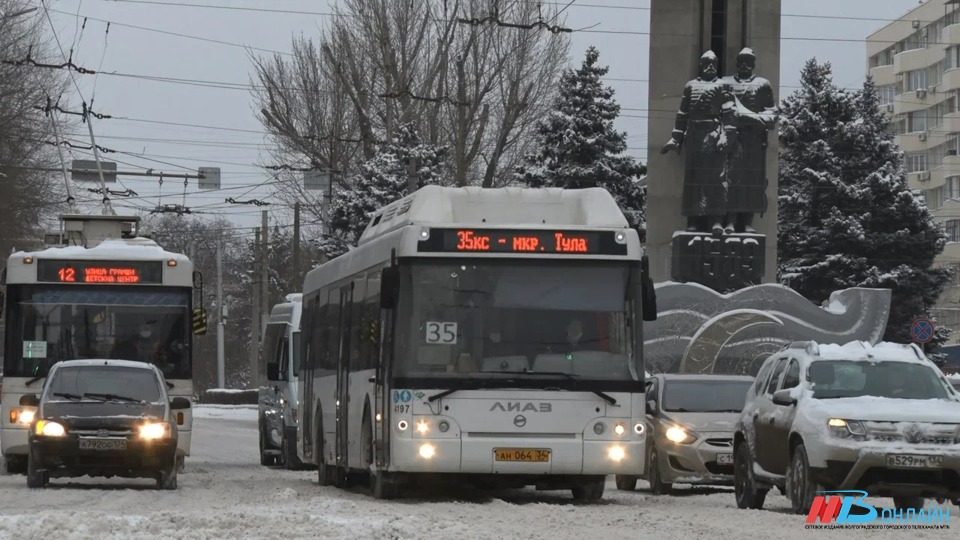 Автобусы и троллейбусы в Волгограде 1 января стали ходить по-новому
